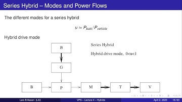 TSFS03 - Vehicle Propulsion System - Lecture 4a