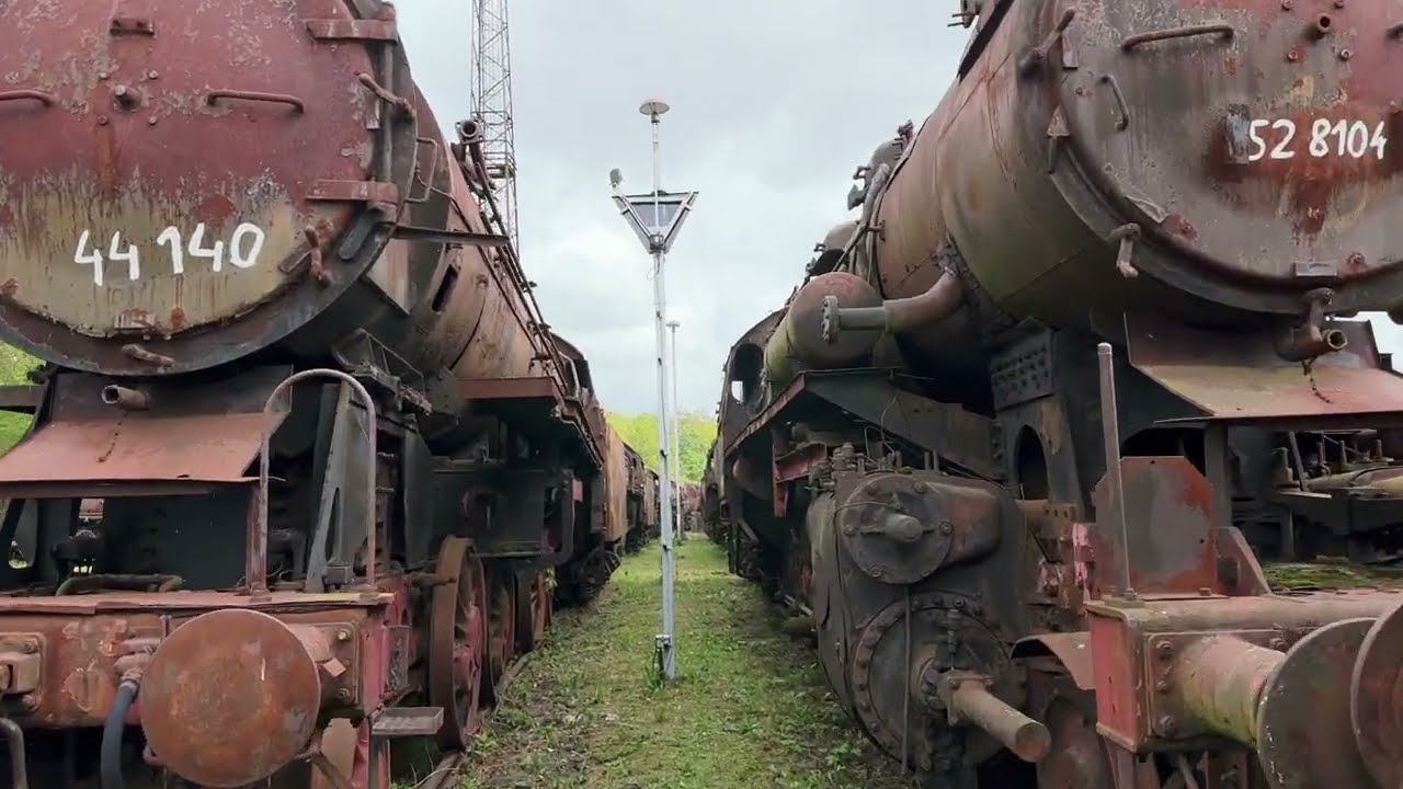 Verlassene Dampfloks, Großer Dampflokfriedhof