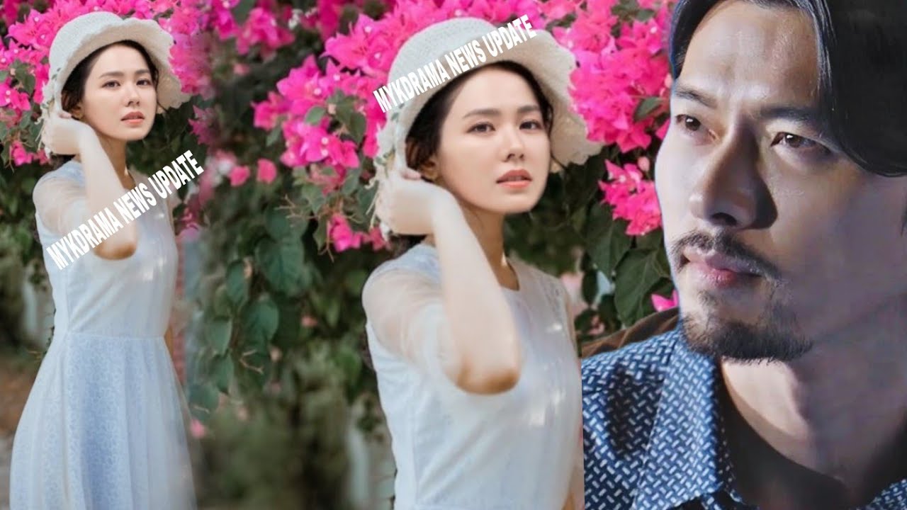 HYUN BIN can't take his eyes off to beautiful wife SON YE JIN wearing ...