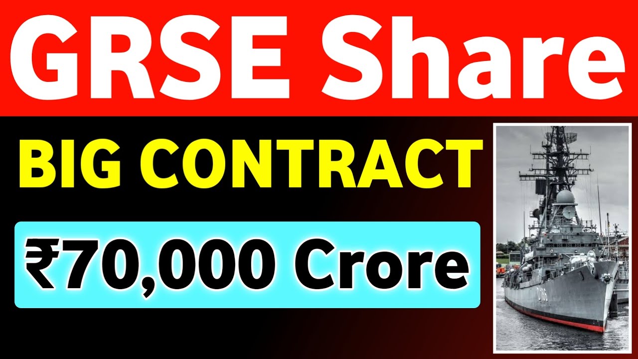 GRSE Share Latest News 🔥 BIG CONTRACTS 🔥 P17 Bravo Frigates Order