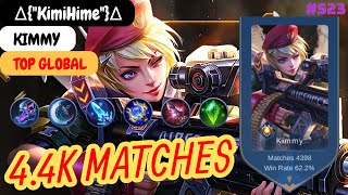 Kimmy 4.4K Matches - Top Global Kimmy Kimihime Build And Gameplay