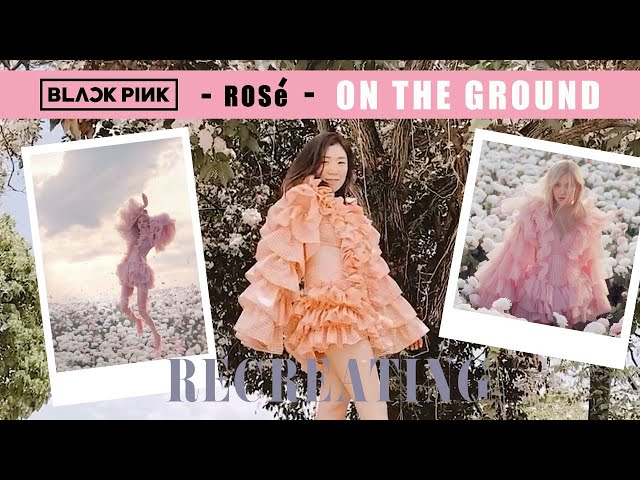rose on the ground pink dress RECREATING | I Made BlackPink Ros's ON THE GROUND Dress in $20.00 | DIY Challenge