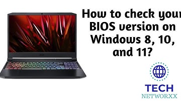 How to check your BIOS version on Windows 8, 10, and 11 || Check Your BIOS Version and Update it.