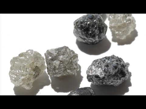 شاهد الألماس الحقيقي الخام الطبيعي الوانه واشكاله واسعاره العالمية Diamonds are rough