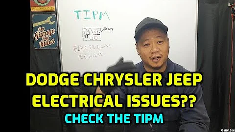 TIPM FIX CHRYSLER DODGE JEEP ELECTRICAL ISSUES