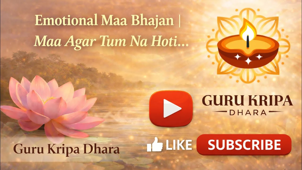 Maa Agar Tum Na Hoti | Emotional Maa Bhajan | Deep Devotional Song | Guru Kripa Dhara