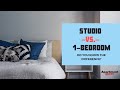 Whats the difference between a studio and 1bedroom apt