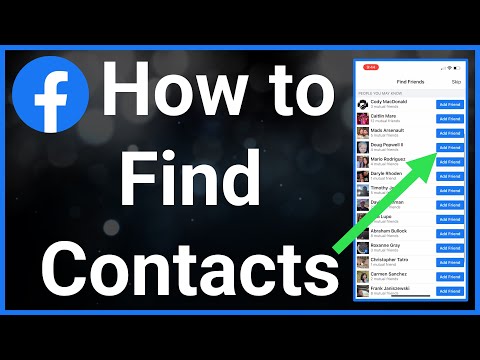 Video: Jak propojíte své kontakty z Facebooku s telefonem?