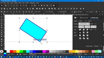 Rotated rectangle dimensions