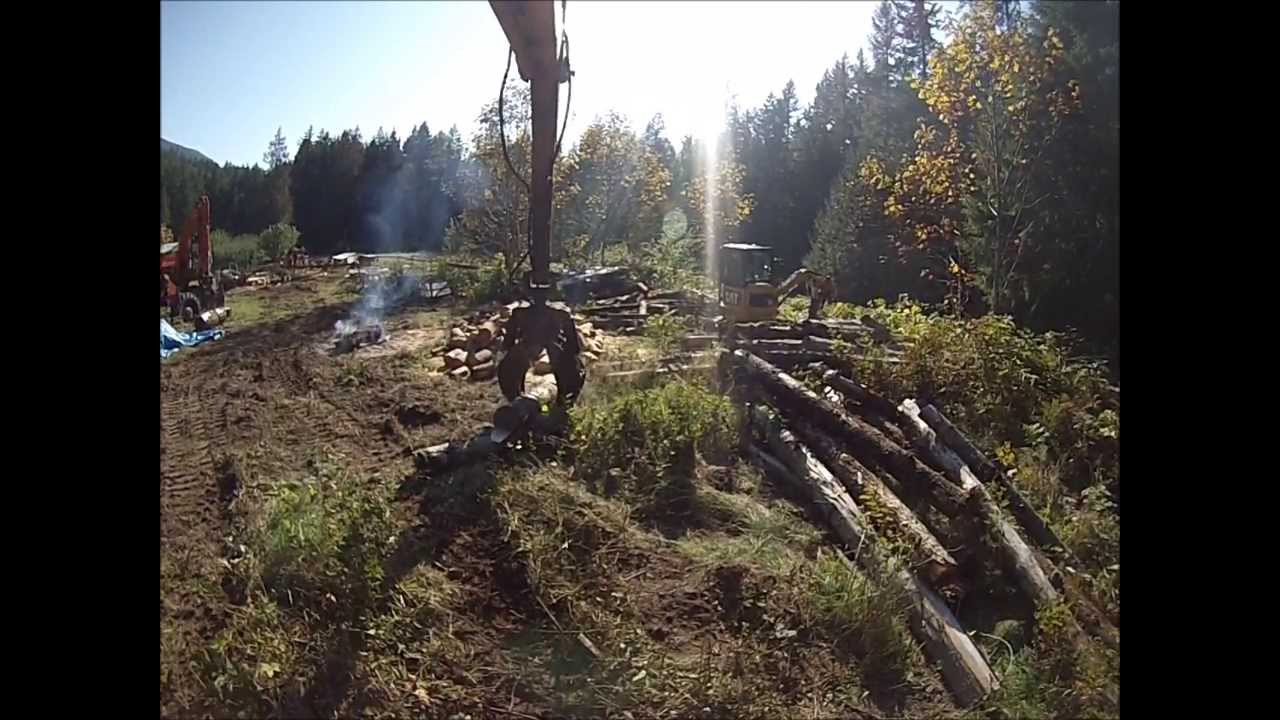 Hein Werner C12HD Log Loader working