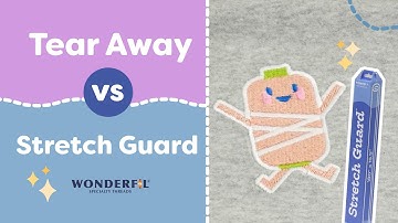 Best Stabilizer for Stretchy Fabrics? Tearaway vs Stretch Guard™ | Embroidery for Beginners