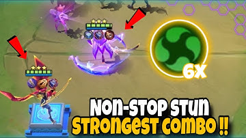 NON-STOP STUN !! SUPER ANNOYING TRIO | ELEMENTALIST META | MAGIC CHESS MLBB