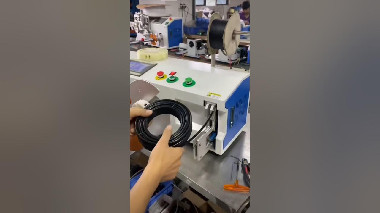 winding and tying machine #windingmachine #coiling #coilwinding - YouTube