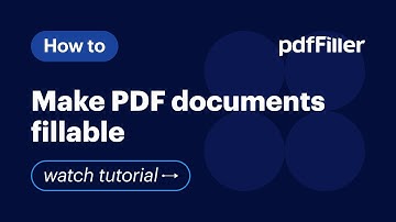 How to Add Fillable Fields to PDF