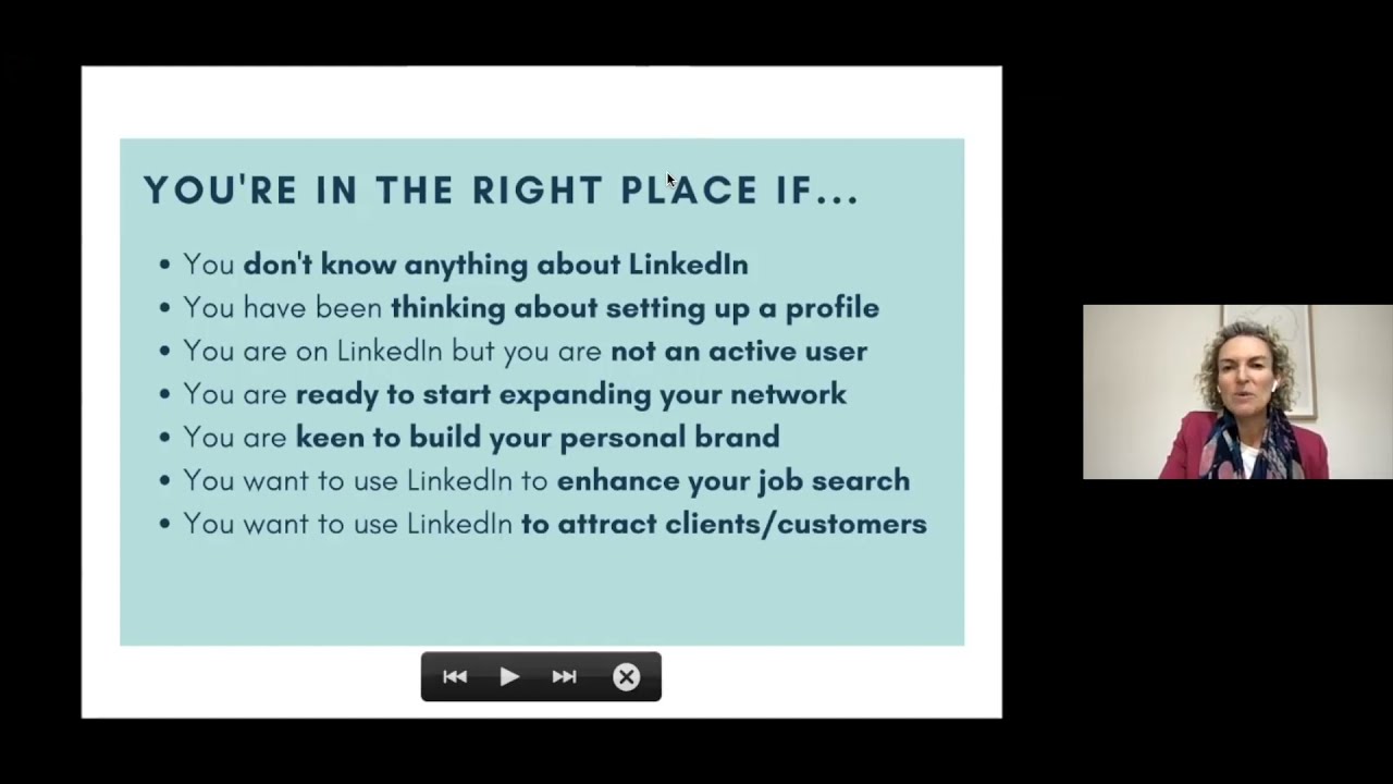 Group Career Coaching - LinkedIn for job search, networking & building a personal brand