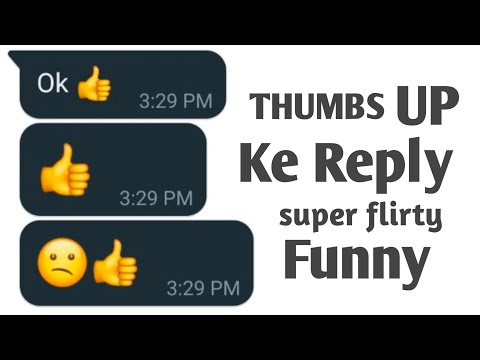 6 Replies to a Thumbs Up! Emoji 👍 | Funny Chat | Topics to Talk About With Your GF