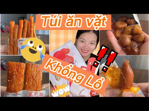 Khui TÚI ĂN VẶT SIÊU TO KHỔNG LỒ😱toàn Món Lạ🥴 Jane Nguyễn