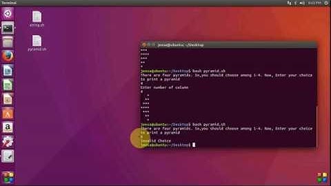pyramid 1 in shell programming