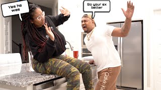 MY EX WAS BETTER IN BED PRANK ON HUSBAND!! *HE SNAPPED*