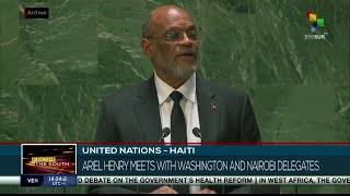 Haiti Ariel Henry Meets With Washington And Nairobi Delegates