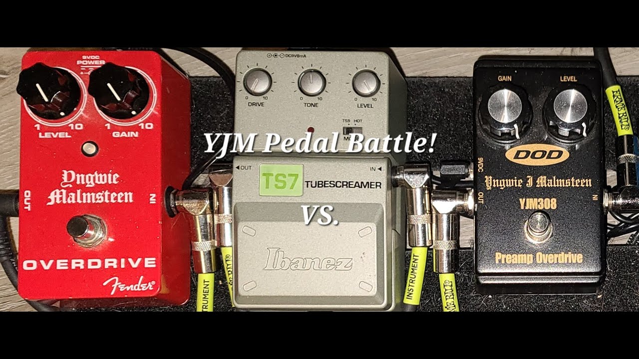 Fender Yngwie OD vs DOD YJM OD Pedal Battle! YouTube