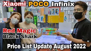 Price List Update August 2022, Black Shark 5 Pro, 5, 4, Red Magic 7, Poco F4 GT, X3 GT, F4, X4  GT