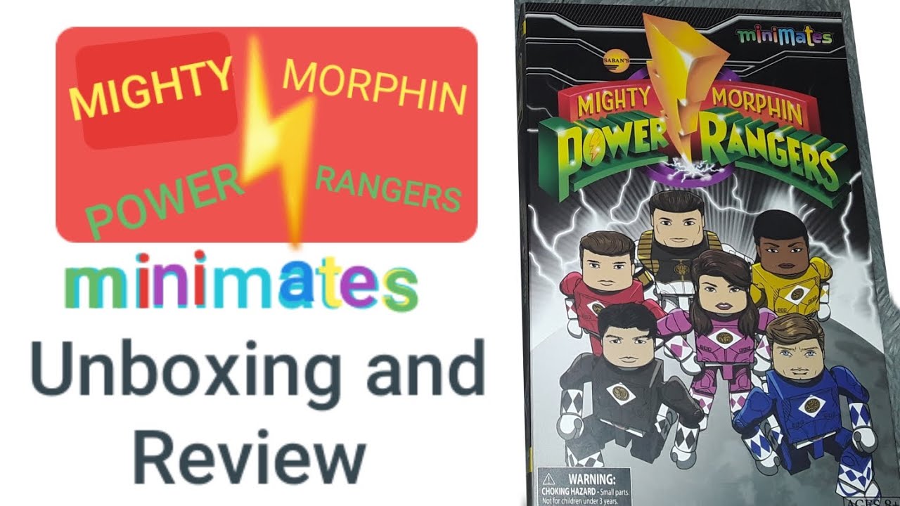 Mighty Morphin Power Rangers Minimates Unboxing and Review - YouTube