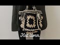 【大人気キット】かぎ針編み「モチーフつなぎの大きめバッグ」の作り方/How to crochet “Large bag with motifs”