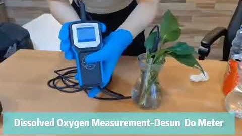 Measurement Experiment of Dissolved Oxygen in Different Water Quality