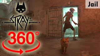 360° VR, Jail | Stray | Walkthrough, Gameplay, No Commentary, 4K