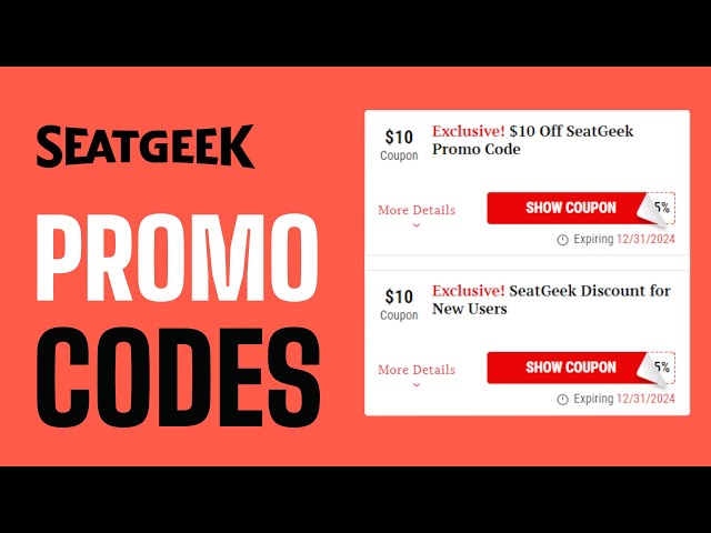 Seatgeek Promo Codes Top