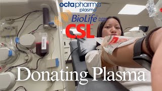 Make $ Donating Plasma (Process, Tips, My Experience, Vlog)
