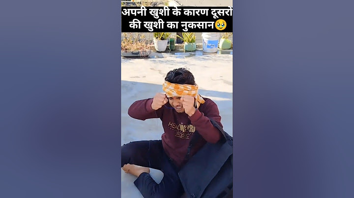 Apni khushiyo ke Karan dusro ka nuksaan na Kare 🥹😔 || #smarthfpvcomedy #shorts #viralshort #trending