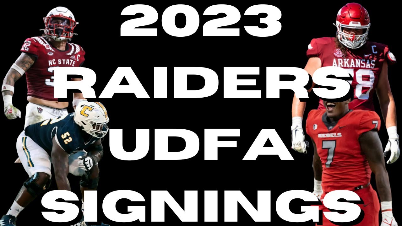 Here are the 2023 Las Vegas Raiders UDFA SIGNINGS The Sports Brief