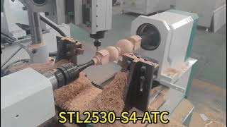 2026 Best ATC CNC Wood Lathe with Automatic Tool Changer