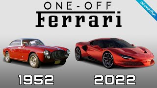 Ferrari ONE-OFF Models - EVOLUTION (1952~2022)