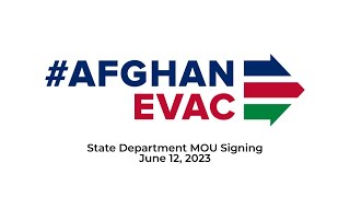 AfghanEvac State Department MOU Highlights