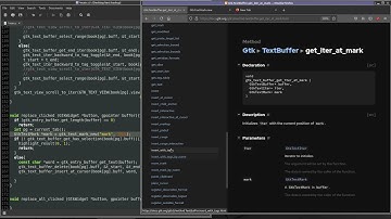 GTK GUI  Debug Replace Function