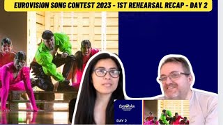 Eurovision Song Contest 2023 - 1st Rehearsal Recap - DAY 2  | 🇩🇰 REACTION