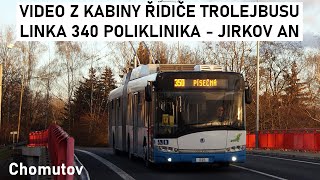 Linka 340 Poliklinika - Jirkov aut.nádr. Výluka 3.8.2023