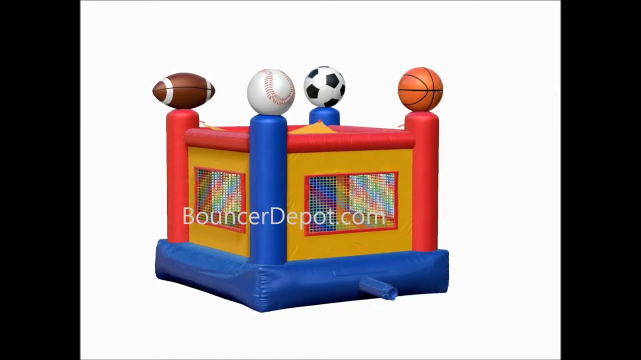 13' Sport Arena Jumper by Bouncer Depot YouTube