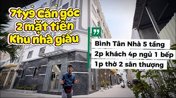 Nhà đẹp Bình Tân 2 mặt tiền căn góc hương lộ 2 gần Aeon Tên Lửa giá rẻ 7.9 tỷ, vào ở ngay. An ninh 