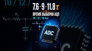 Сколько нужно времени для выборки АЦП? Постоянные времени и точность. #электроника #АЦП