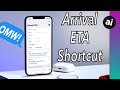 Automatically text your home eta iphone shortcut