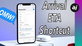 Automatically Text Your Home ETA iPhone Shortcut screenshot 1