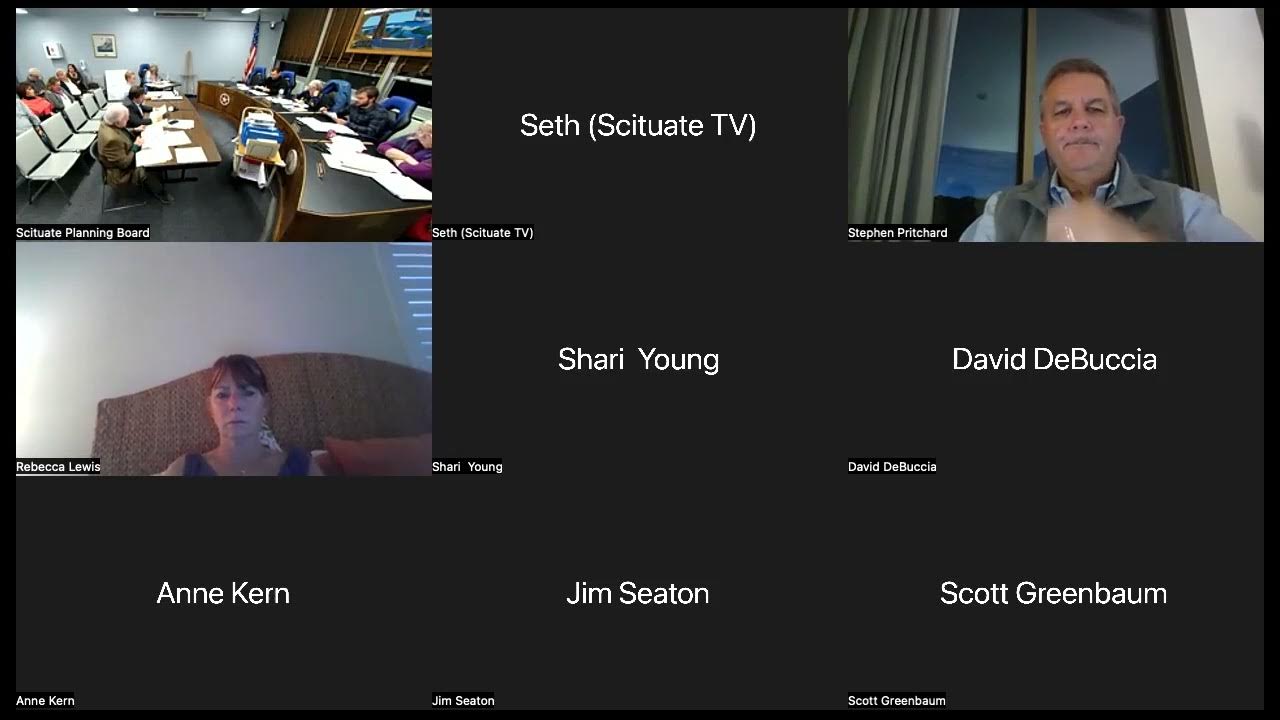 Scituate Planning Board Meeting 10/27/2022 YouTube