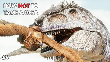 FIRST TIME TAMING A GIGA GONE HORRIBLY WRONG | EP.9 | ARK SURVIVAL ASCENDED | THE ISLAND