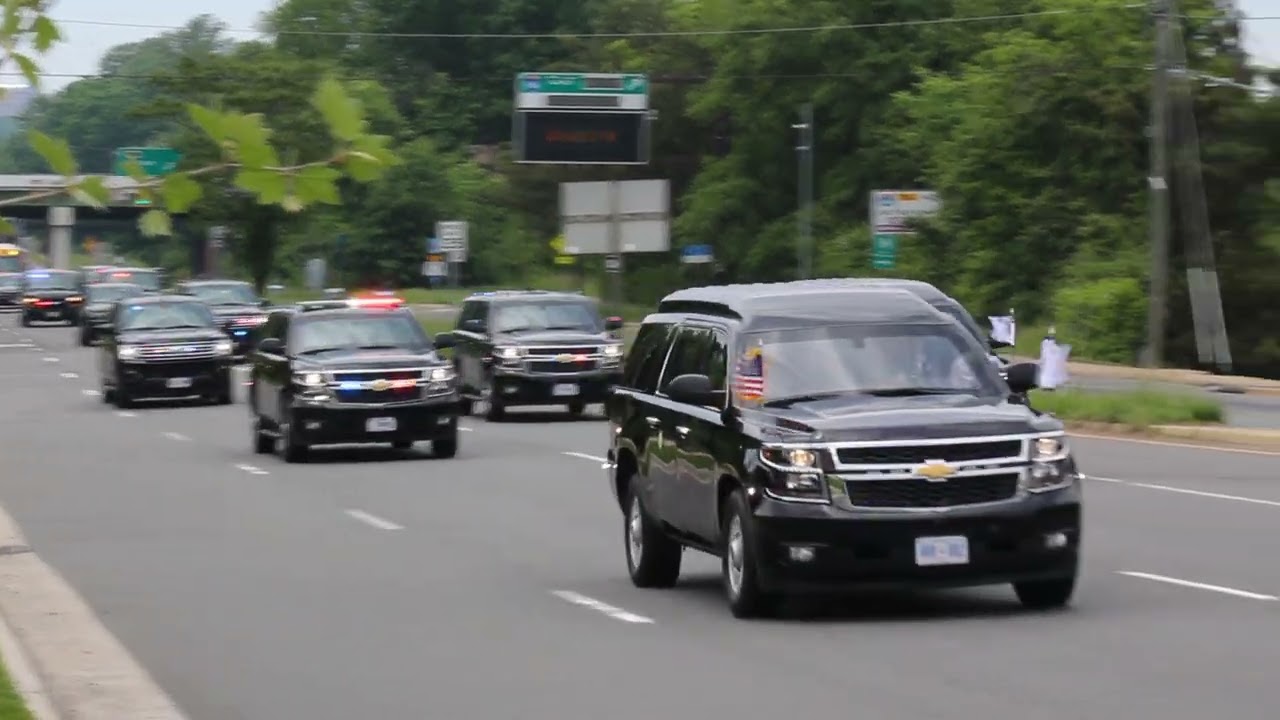 Vice President Harris Motorcade to Meridian High School in Falls Church