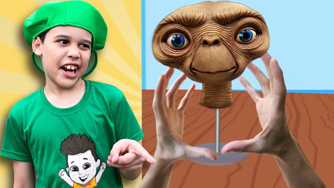 CRIANDO UMA CABEÇA DE ET DE MASSINHA - Jogo Esculpidos