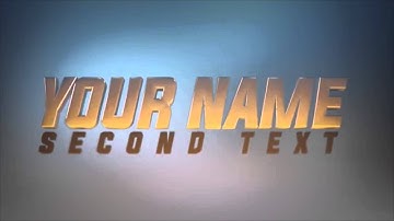 COOL Free 3D Intro Template Cinema4D & After Effects  By Official™ Designs